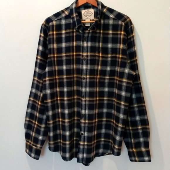 Vintage ST. JOHN'S BAY Flannel Shirt - Picture 3 of 11